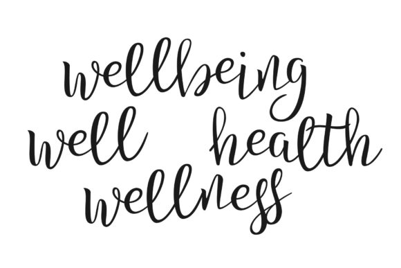 Download Modern Calligraphy Ink of Word Wellbeing - Premium Bundle