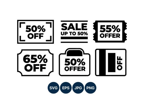 Download Sale Discount Labels Vector Set - Label Collection